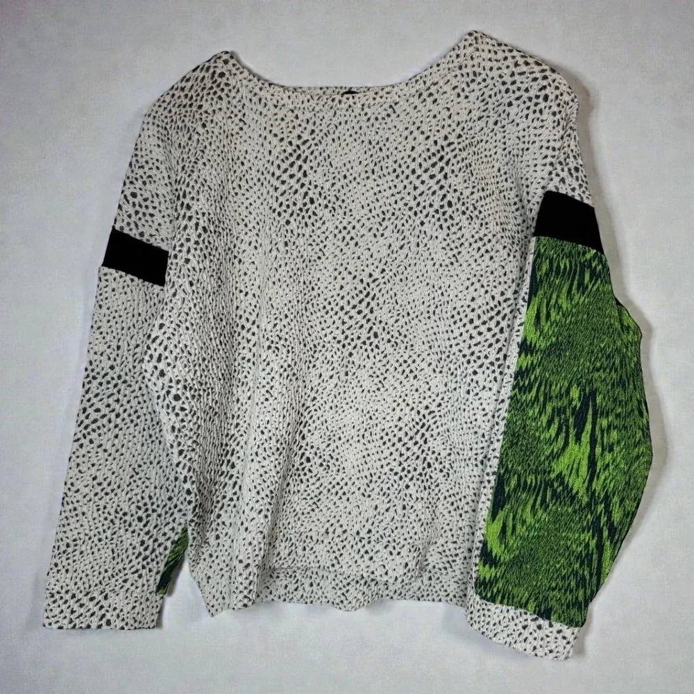 Avelon Textured Pullover‎ Sweater Drop Shoulder Top size 38 FR / US 6, Small